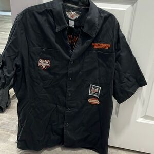 Harley Davidson button-down shirt